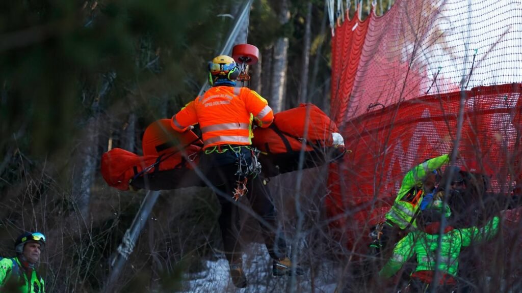 Safety concerns raised about 2026 Olympics ski venue after two crashes Friday Safety concerns raised about 2026 Olympics ski venue after two crashes Friday
