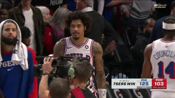 Embiid has 37 as 76ers handle Trail Blazes 125-103 Embiid has 37 as 76ers handle Trail Blazes 125-103